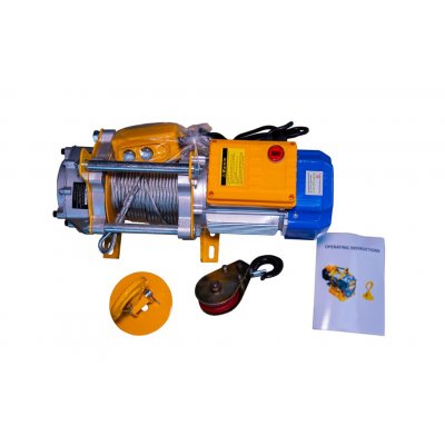 Лебедка TOR CD-300/600-A (KCD-300/600 kg, 220В) с канатом 40 м (алюминиевый корпус) Лебедка TOR CD-300/600-A (KCD-300/600 kg, 220В) с канатом 40 м (алюминиевый корпус)
