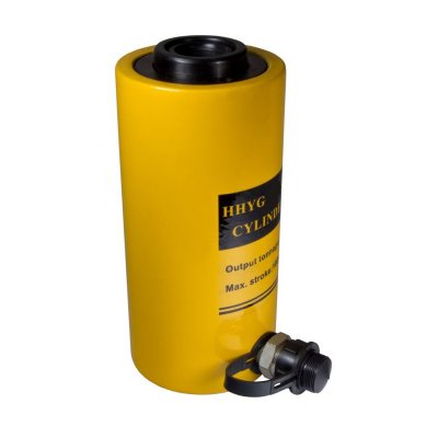 Домкрат гидравлический TOR ДП30П100 30 т с полым штоком Домкрат гидравлический TOR ДП30П100 30 т с полым штоком